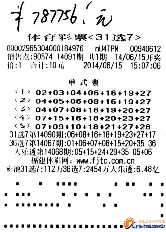 福建体彩网31选7开奖，揭秘幸运背后的数字游戏